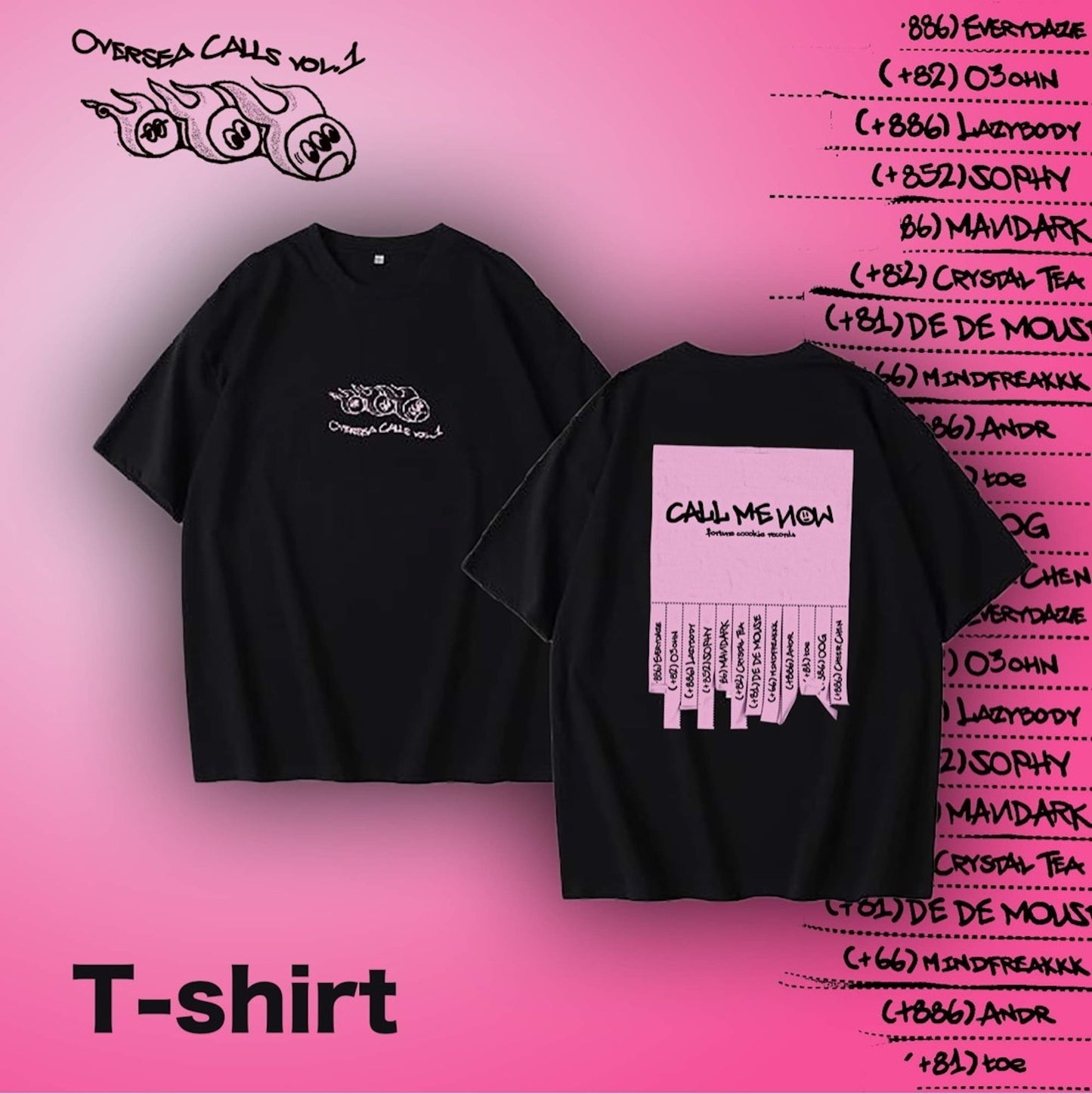 越洋電話便條 T-shirt