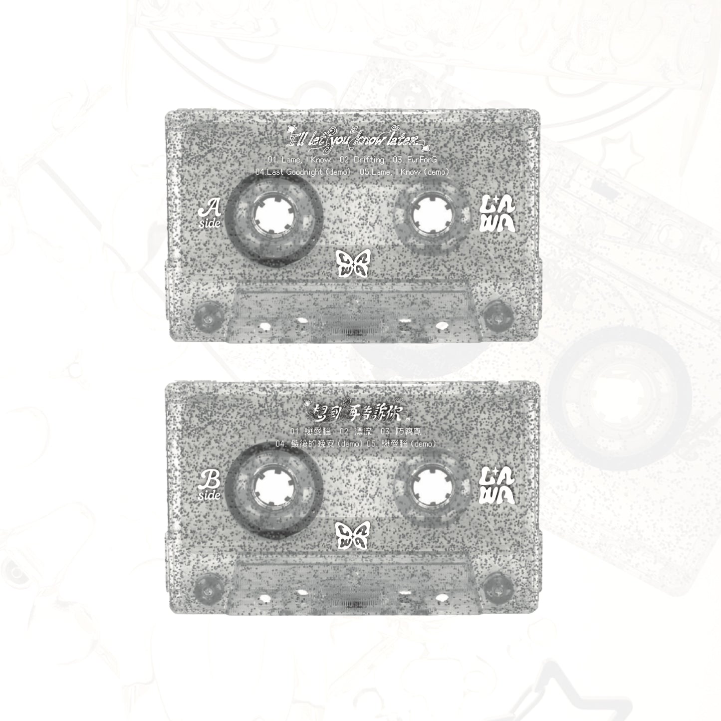 𝐋𝐀𝐖𝐀《想到再告訴你 I’ll let you know later》 EP 卡帶／卡帶殼